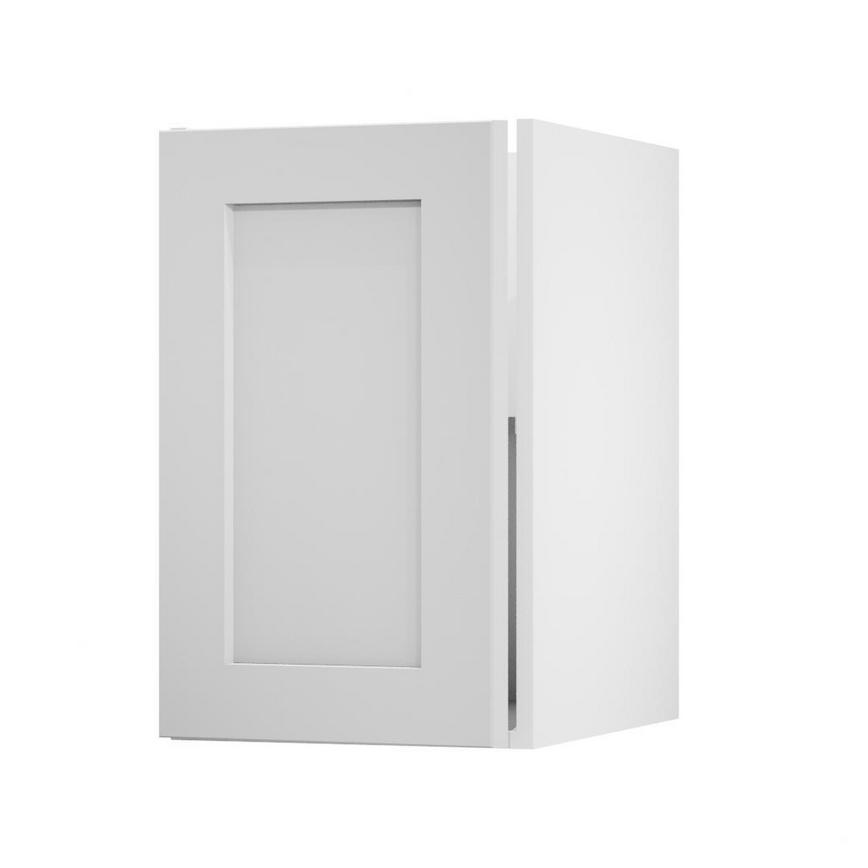 Chelford Dove Grey 450 Full Height Door Open