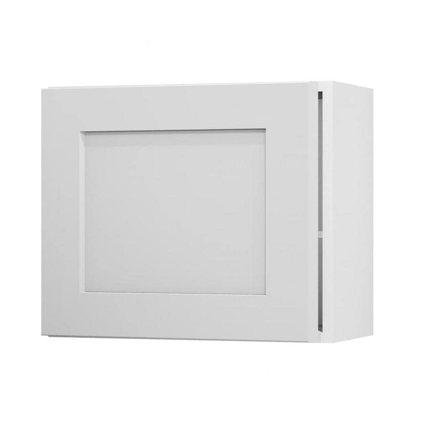 Chelford Dove Grey 600 Tall Integrated Microwave Topbox Door Open
