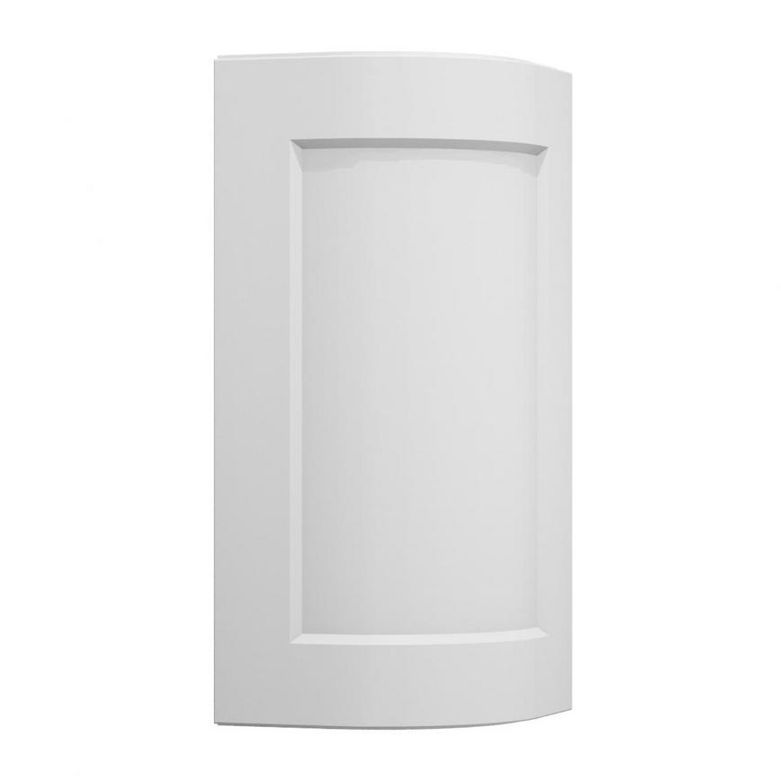 Chelford Dove Grey Curved Base Wall Door Open