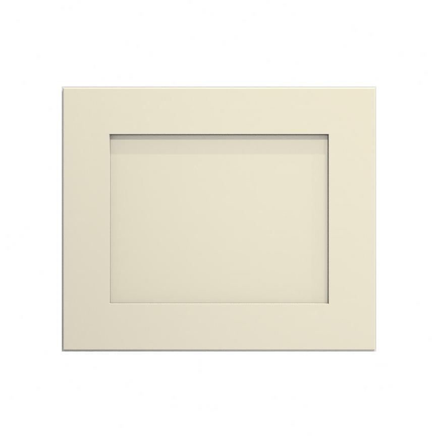 Chelford Ivory 600 Tall Integrated Microwave Topbox Door