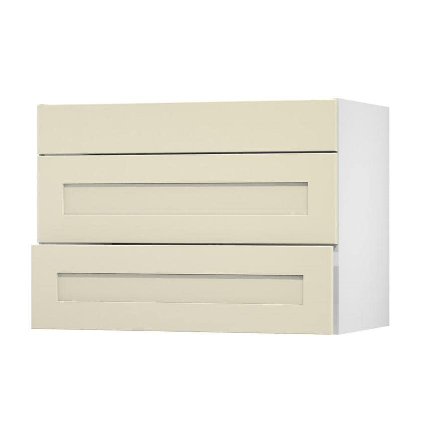 Chelford Ivory 1000 Fridge Freezer Wall Door Open