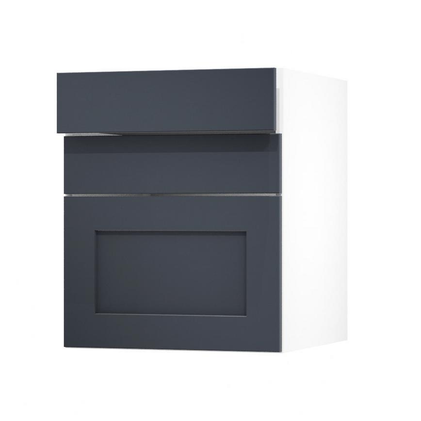 Chelford Navy 600 Drawer Door Open