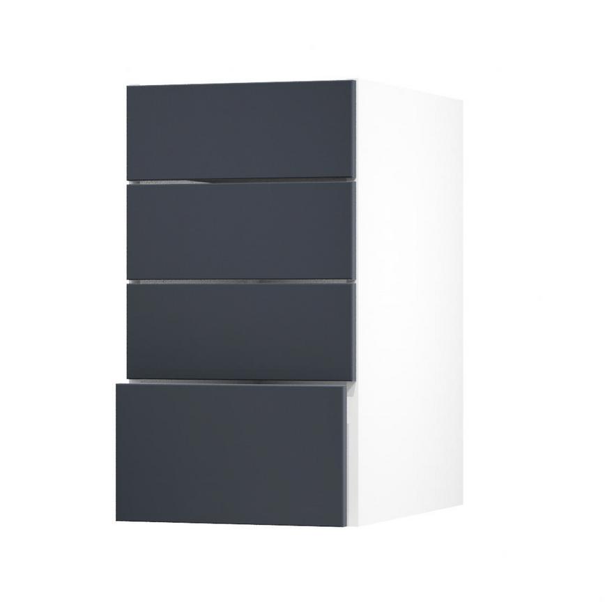 Chelford Navy 400 Deep Drawer Door Open