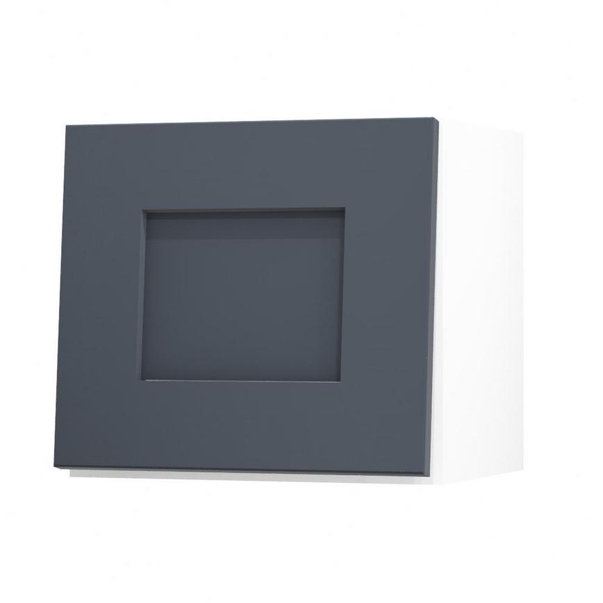 Chelford Navy 400 Half Height Door Open