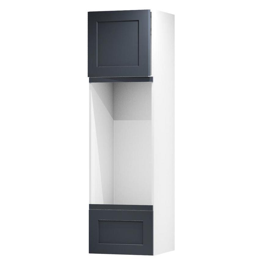 Chelford Navy 600 Tall Appliance Tower Door Open 570mm