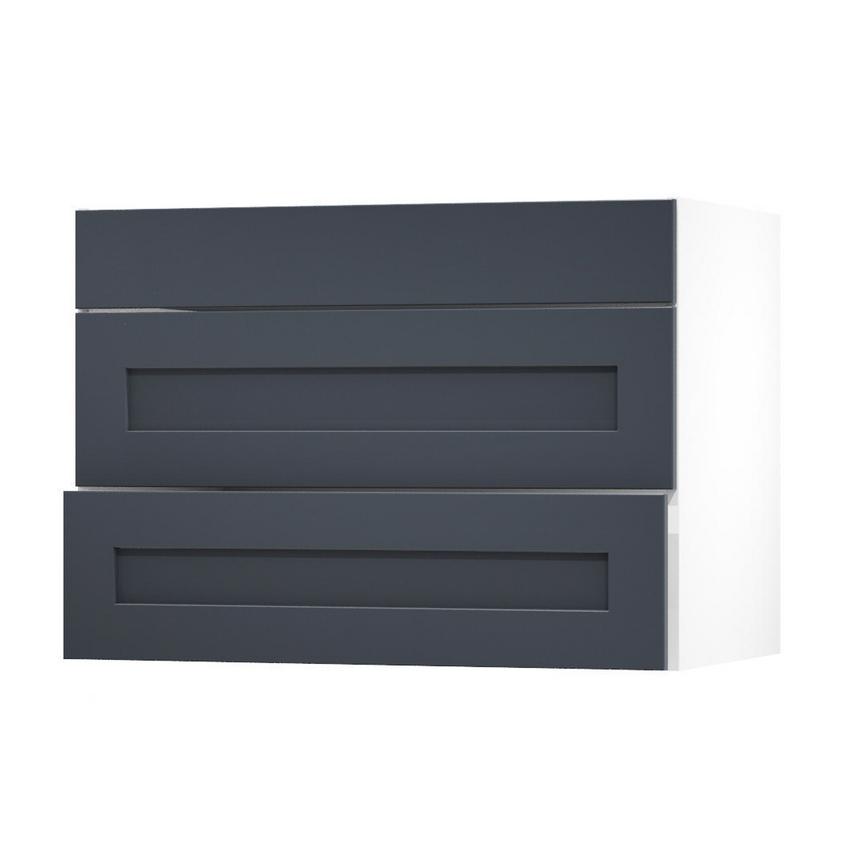 Chelford Navy 1000 Fridge Freezer Wall Door Open