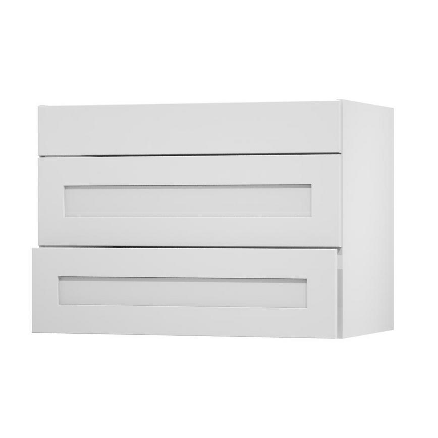Chelford White Paintable 1000 Fridge Freezer Wall Door Open