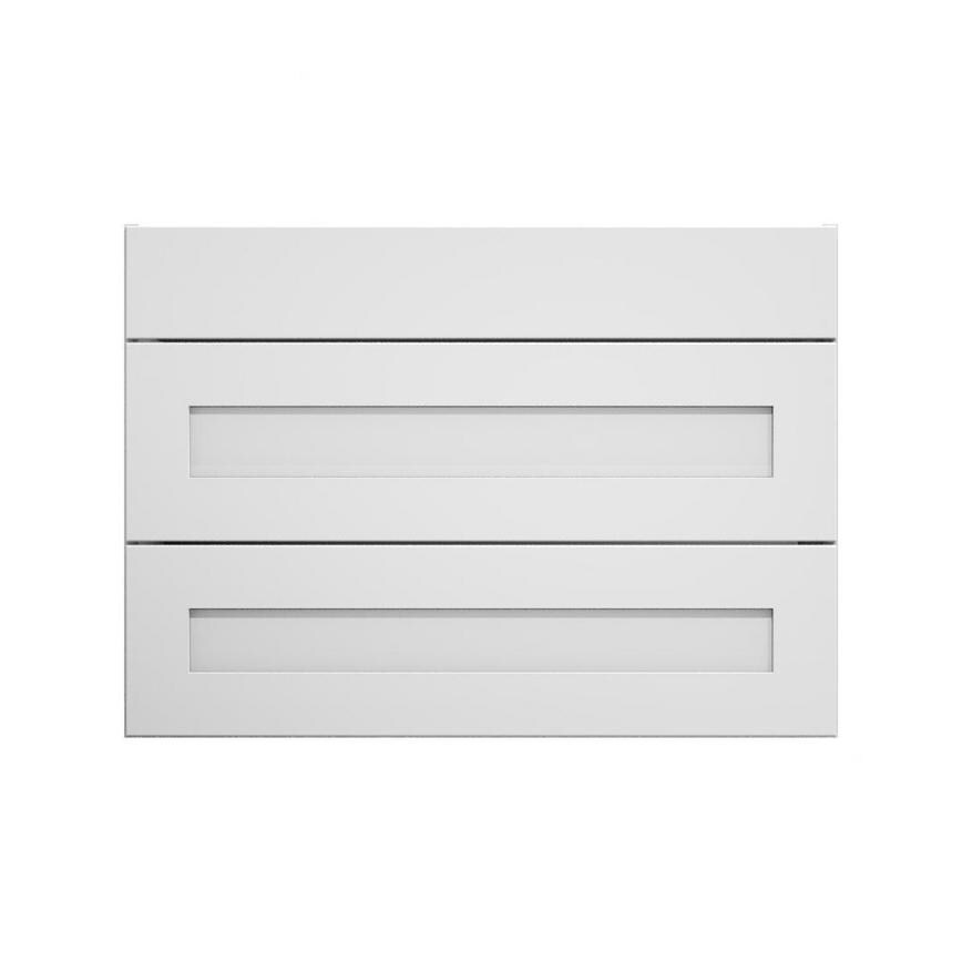 Chelford White Paintable 1000 Fridge Freezer Wall Door