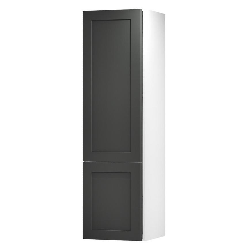 Chelford Charcoal 600 Tall Appliance Tower Door 1400mm Open