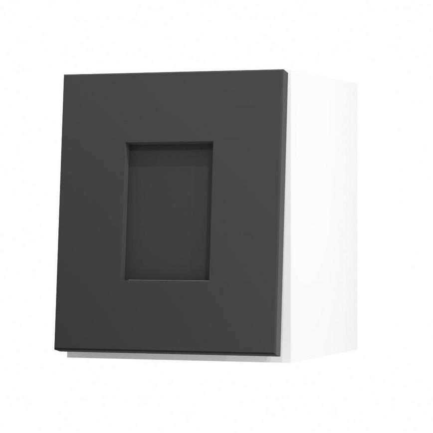 Chelford Charcoal 300 Half Height Door Open