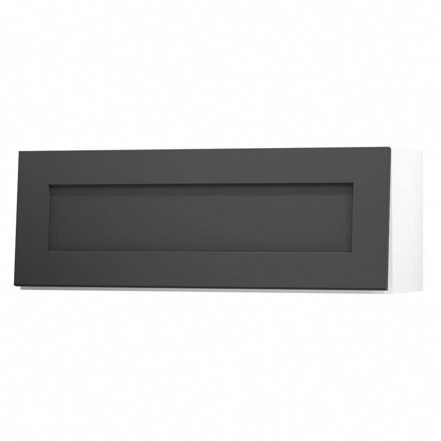Chelford Charcoal 1000 Half Height Door Open