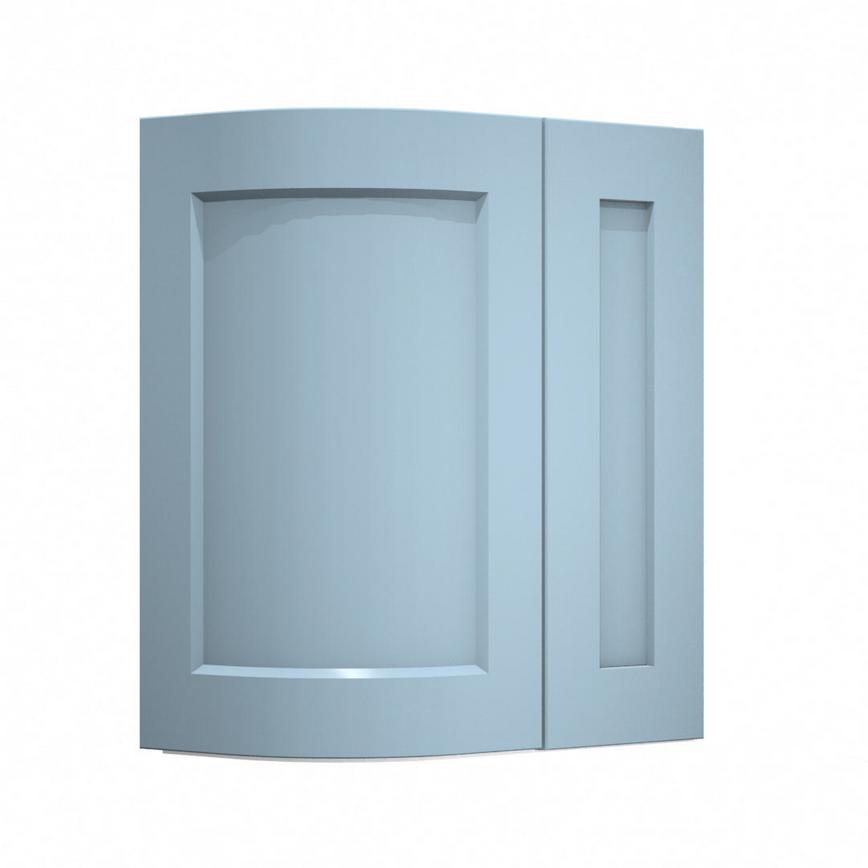 Chelford Dusk Blue Curved Base Wall Door
