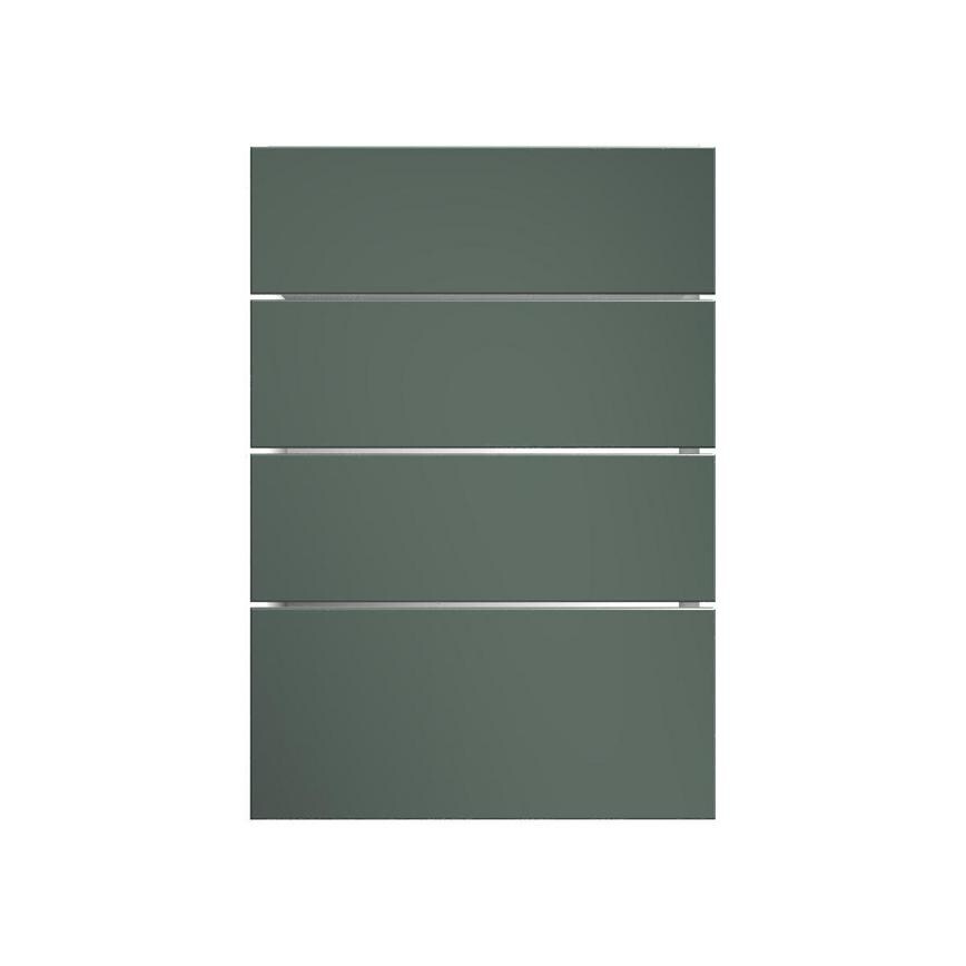Chelford Fir Green 500 Deep Drawer Door Open
