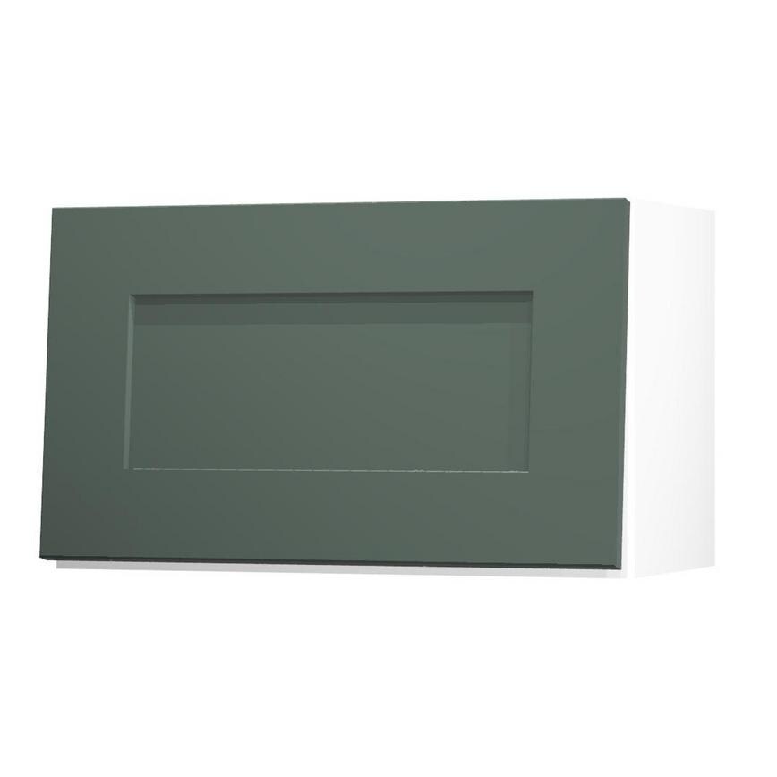 Chelford Fir Green 600 Half Height Door Open