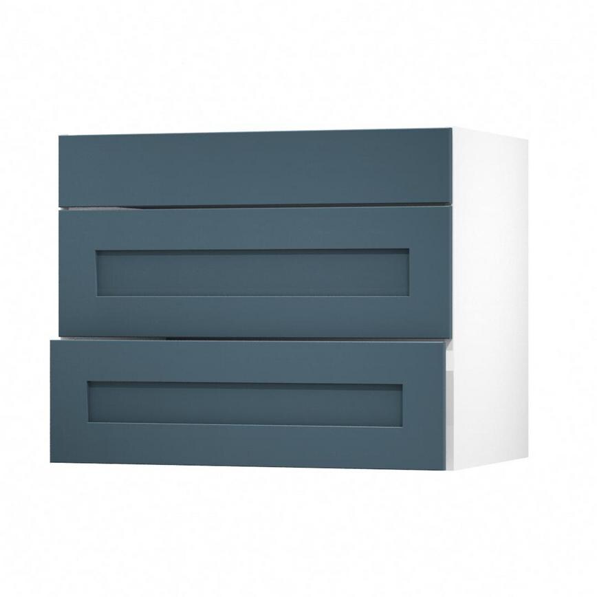 Chelford Marine Blue 900 Pan Drawer Door Open