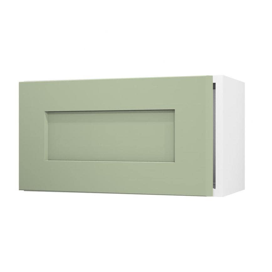 Chelford Reed Green 600 Integrated Microwave Topbox Door Open