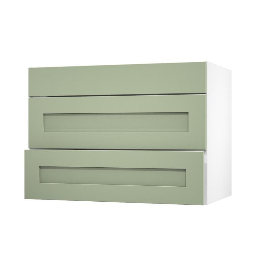 Chelford Reed Green 1000 Fridge Freezer Wall Door Open