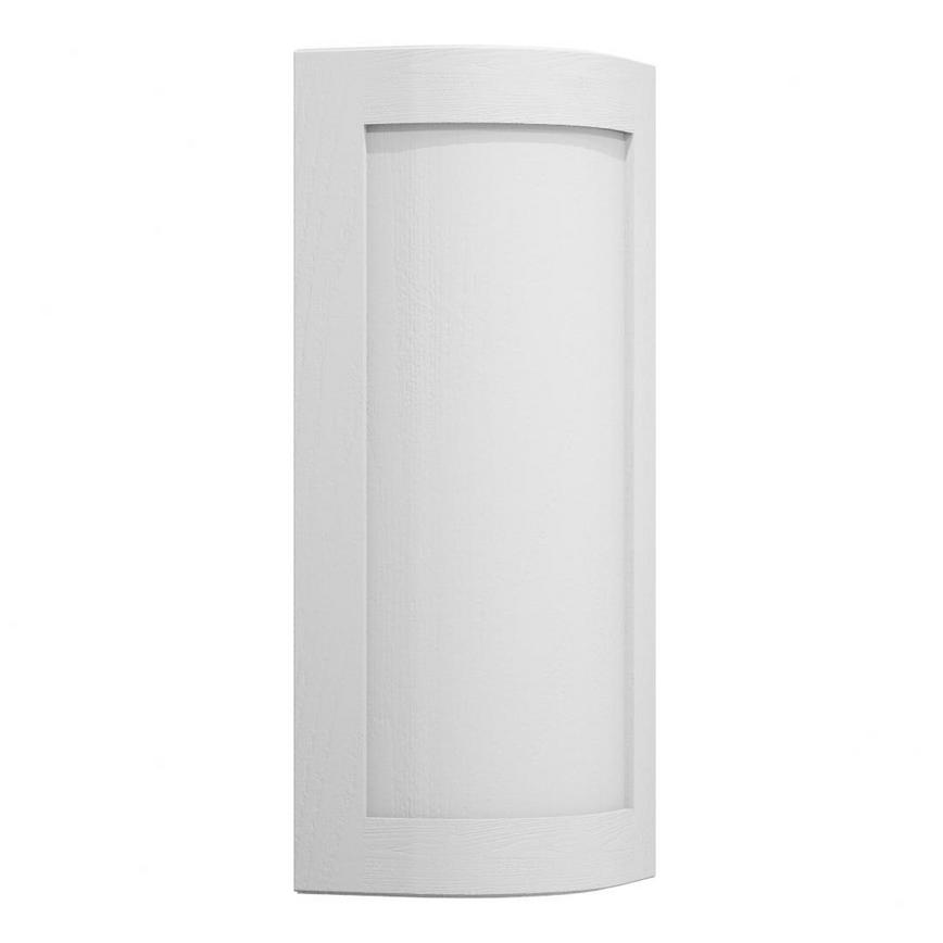 Chilcomb Dove Grey Tall Curved Door Open