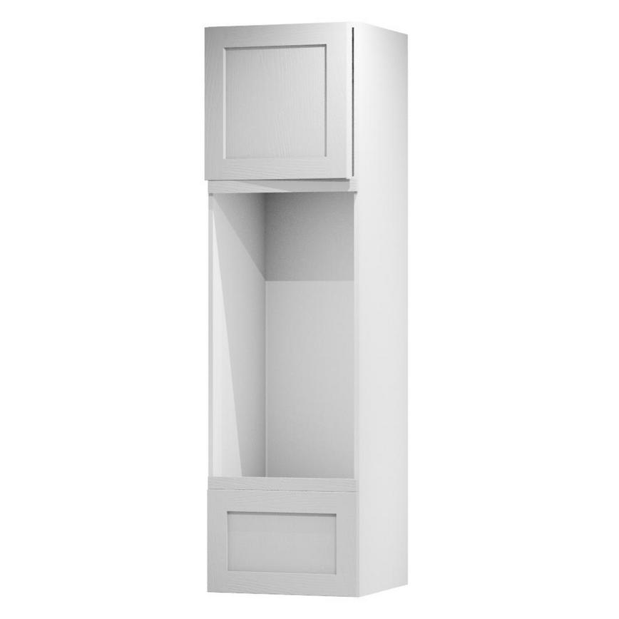 Chilcomb Dove Grey 600 Tall Appliance Tower Door Open 570mm