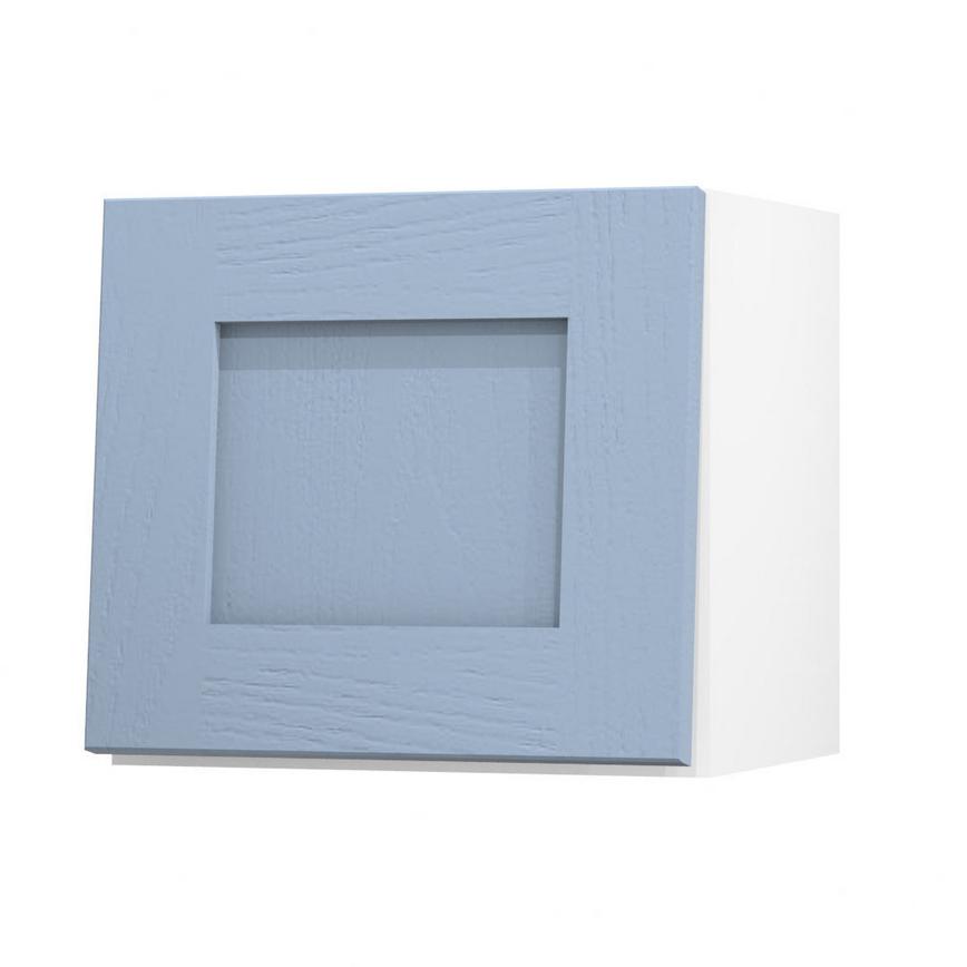 Chilcomb Dusk Blue 400 Half Height Door Open