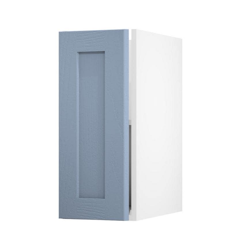 Chilcomb Dusk Blue 300 Full Height Door Open