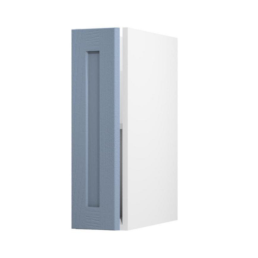 Chilcomb Dusk Blue 200 Full Height Pull Out Door Open