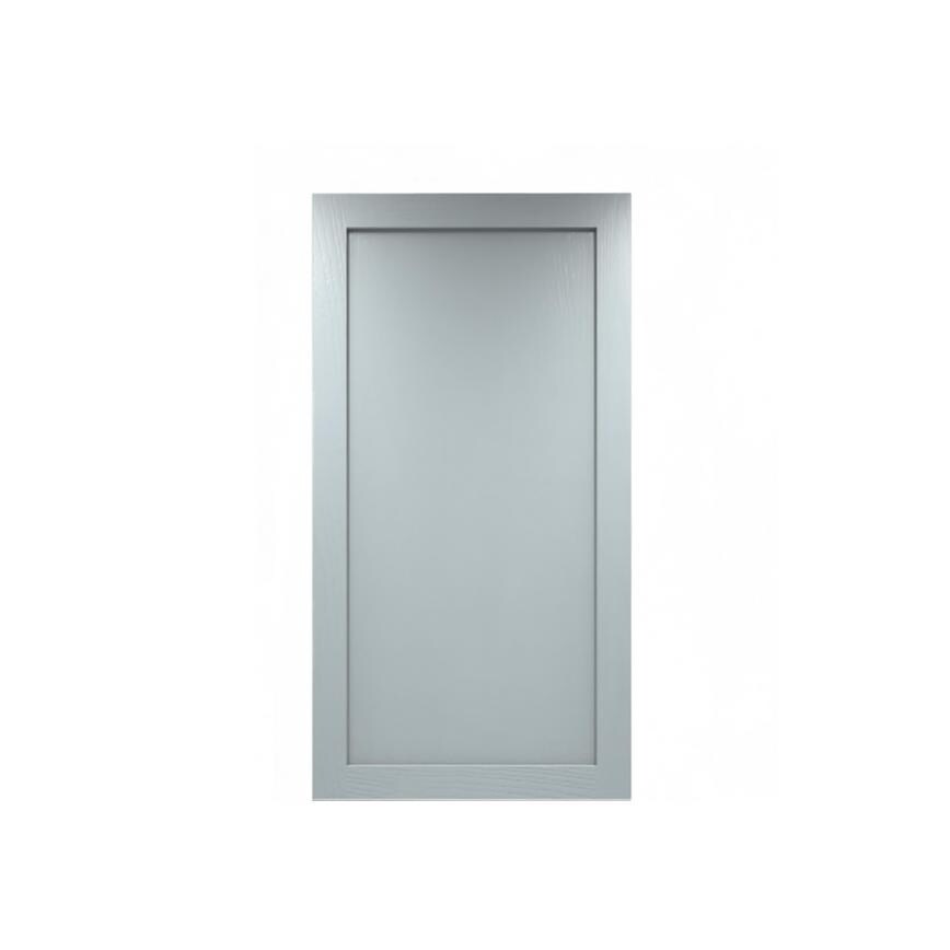 Chilcomb Grain Dusk Blue 750mm x 720mm Tall Larder Door Shown Closed as part of a Full Larder Unit or Fridge Freezer Tower
