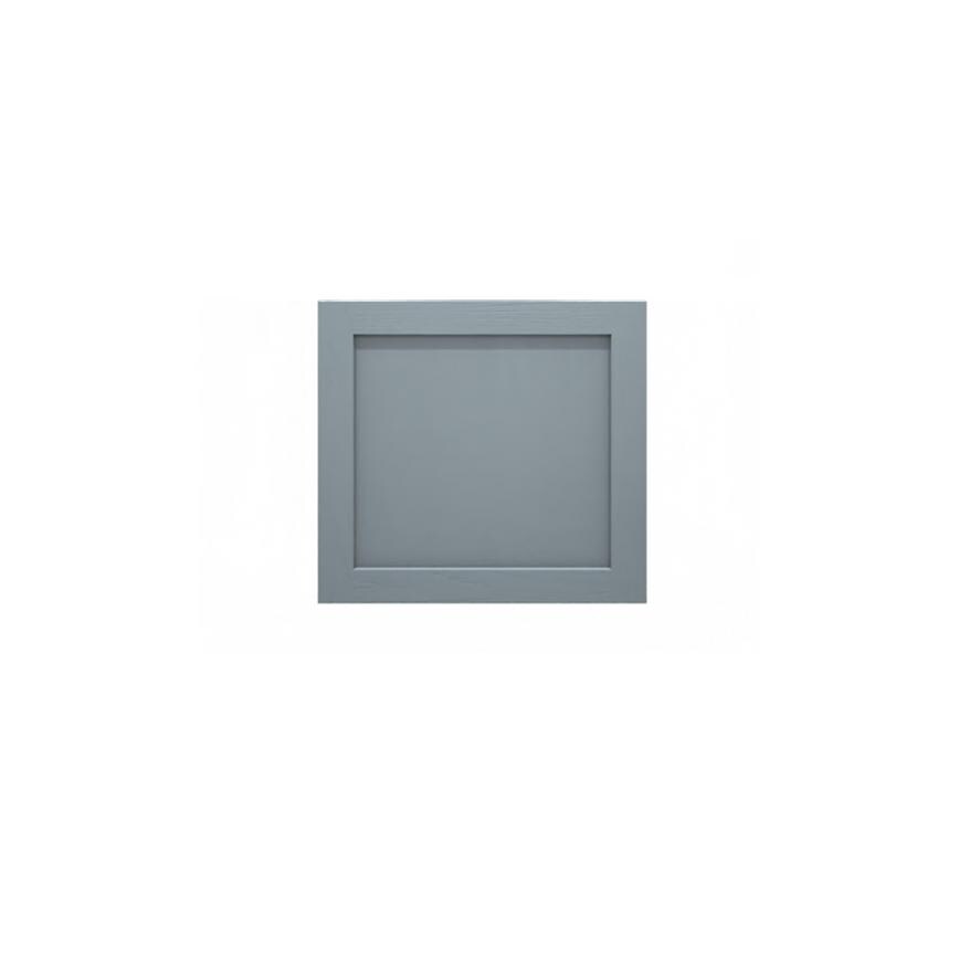 Chilcomb Grain Dusk Blue 750mm x 1400mm Tall Larder Door Shown Closed as part of a Full Larder Unit or Fridge Freezer Tower