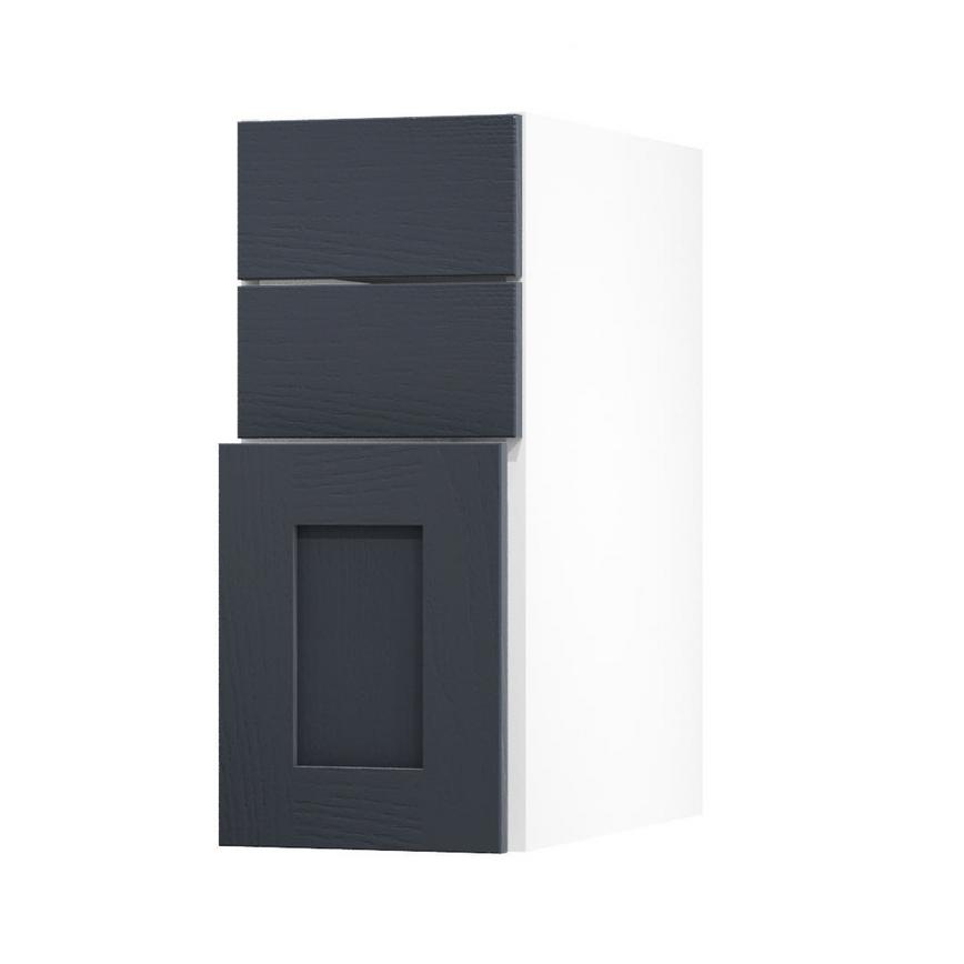 Chilcomb Navy 300 Pan Drawer Door Open