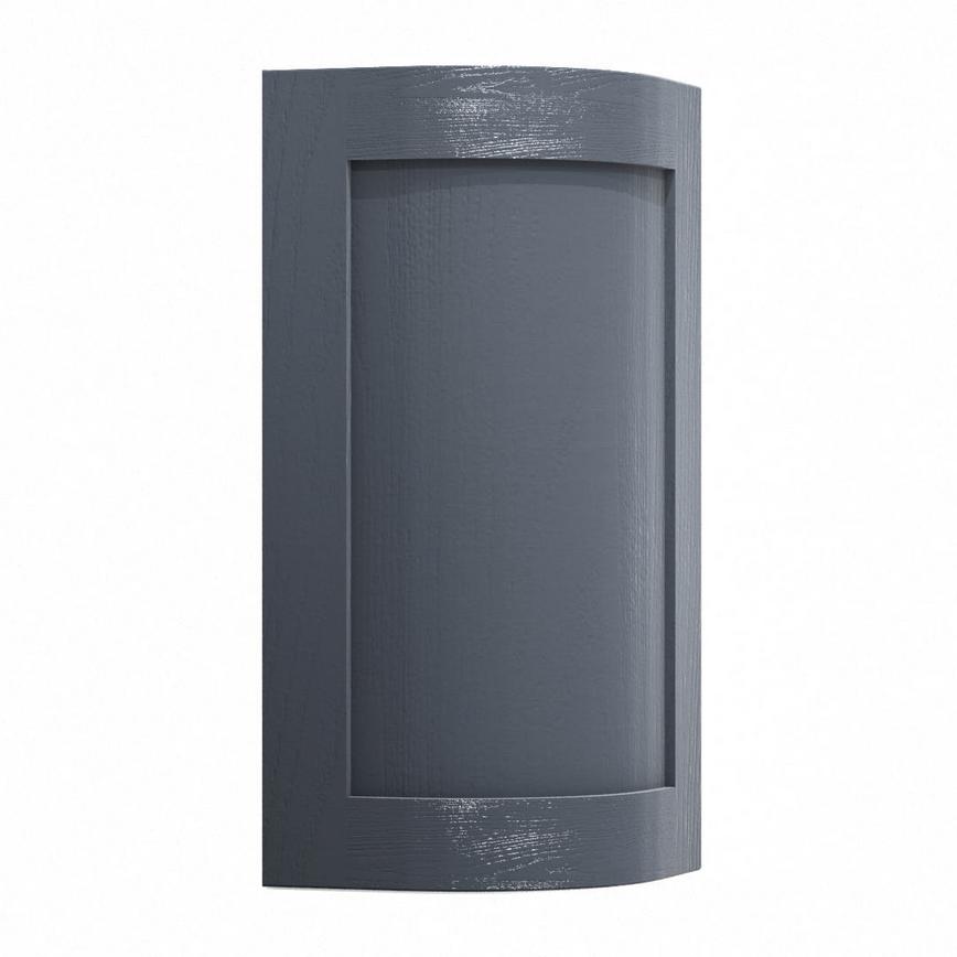 Chilcomb Navy Curved Base Wall Door Open