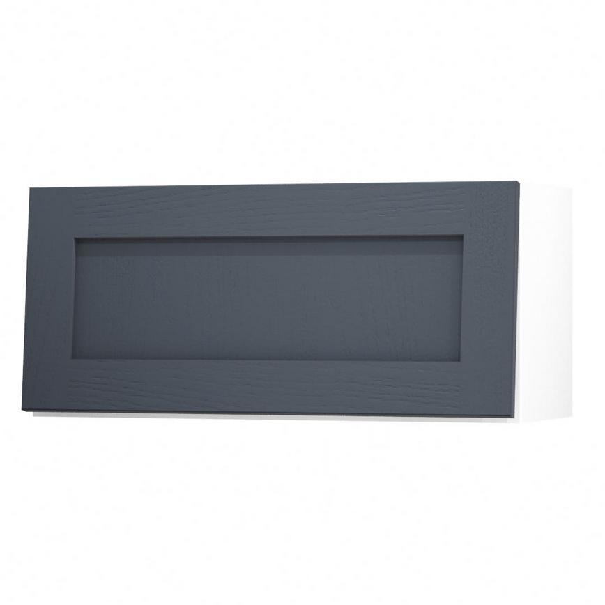 Chilcomb Navy 800 Half Height / Pan Drawer Door Open
