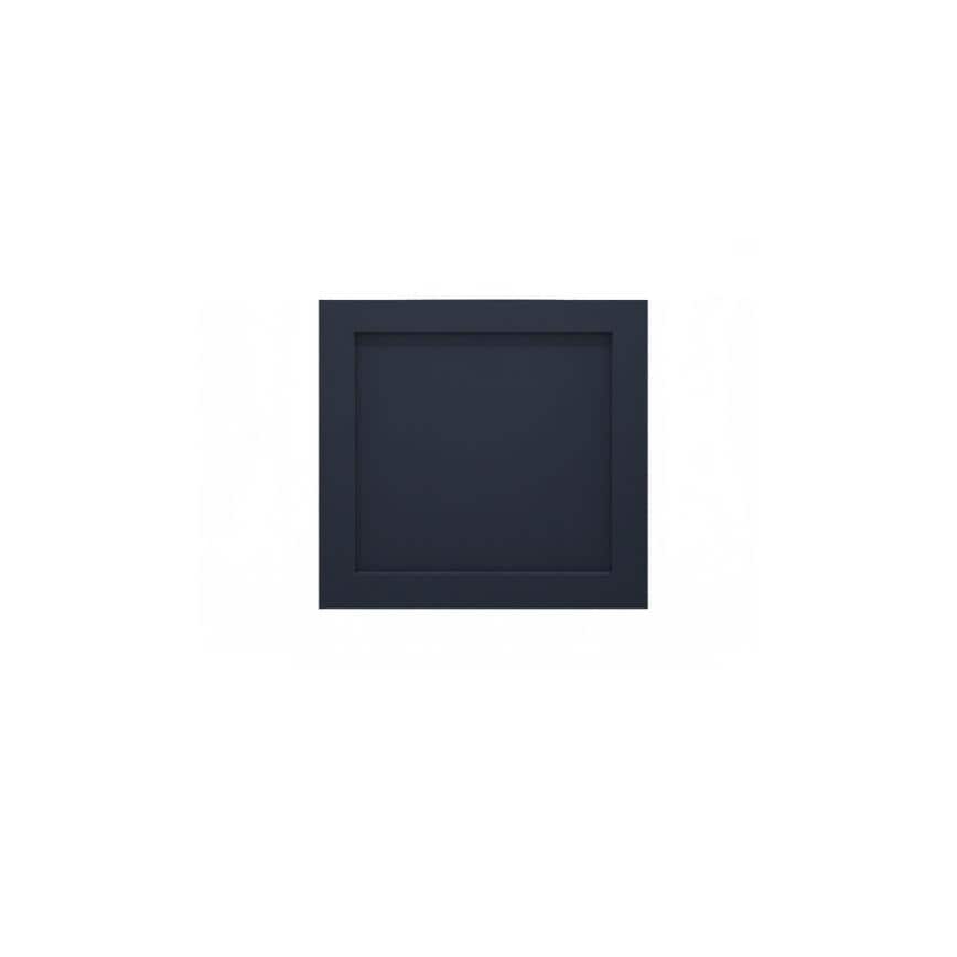 Chilcomb Grain Navy 750mm x 1400mm Tall Larder Door Shown Closed as part of a Full Larder Unit or Fridge Freezer Tower