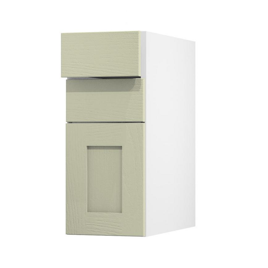 Chilcomb Sage Green 300 Drawer Door Open