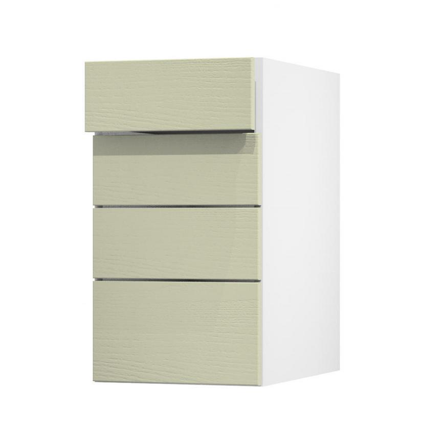 Chilcomb Sage Green 400 Drawer Door Open