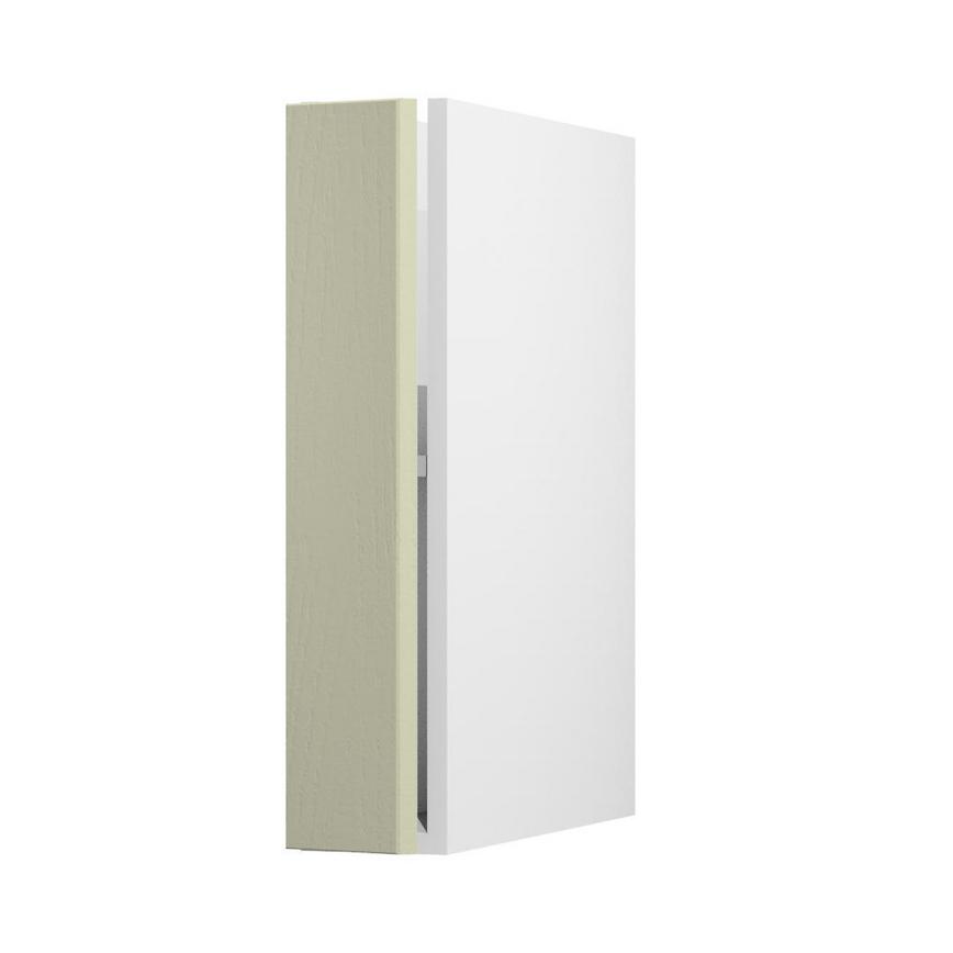 Chilcomb Sage Green 150 Full Height Pull Out Door Open