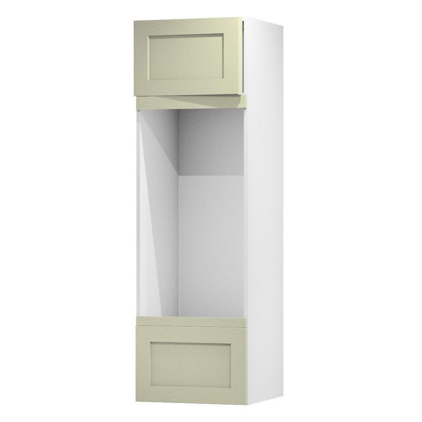 Chilcomb Sage Green 600 Appliance Tower Door Open 437mm
