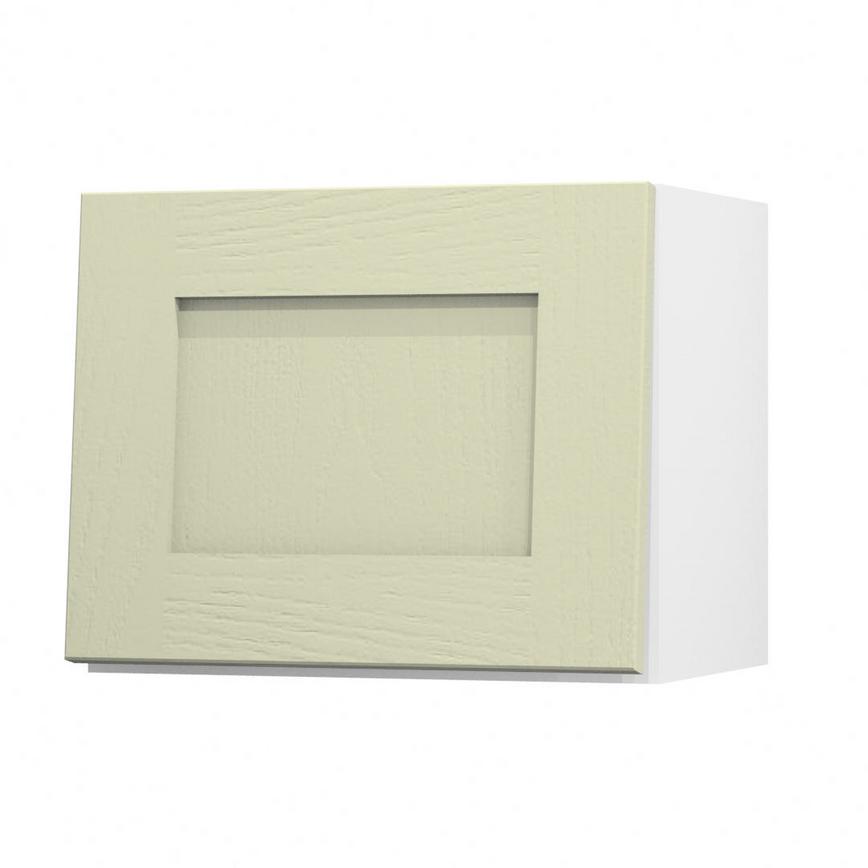 Chilcomb Sage Green 450 Half Height Door Open