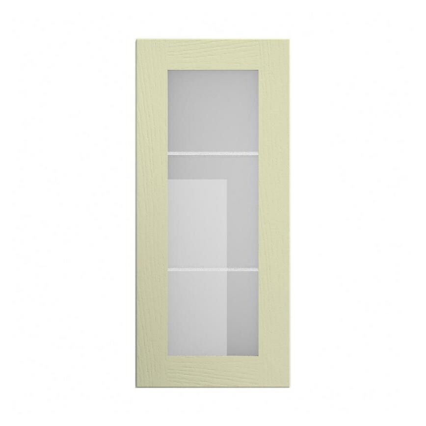 Chilcomb Sage Green 400 Tall Glass Door Cut Out
