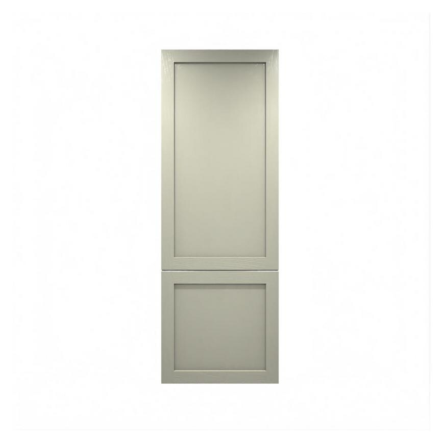Chilcomb Grain Sage Green 750mm x 1400mm Tall Larder Door Shown from the Front as a Single Door