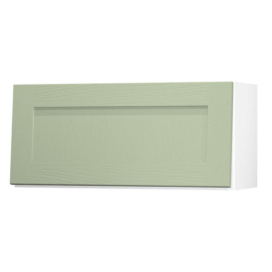 Chilcomb Reed Green 800 Half Height / Pan Drawer Door Open