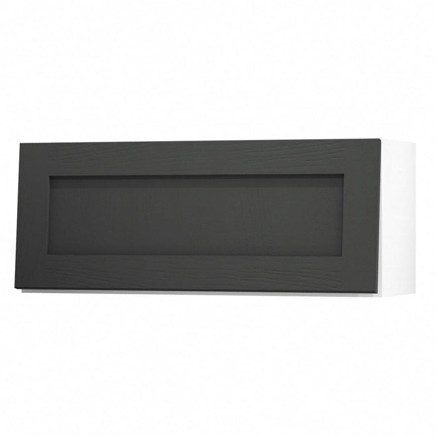 Chilcomb Charcoal 900 Half Height Door Open