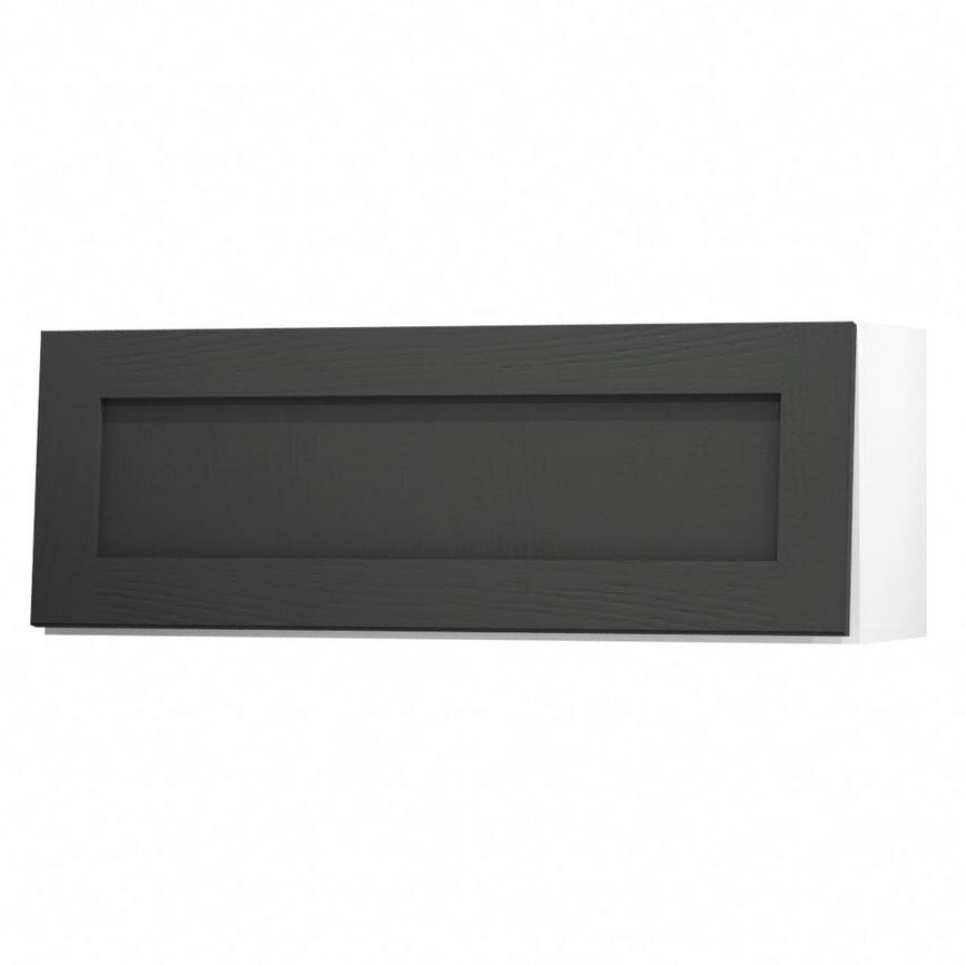Chilcomb Charcoal 1000 Half Height Door Open