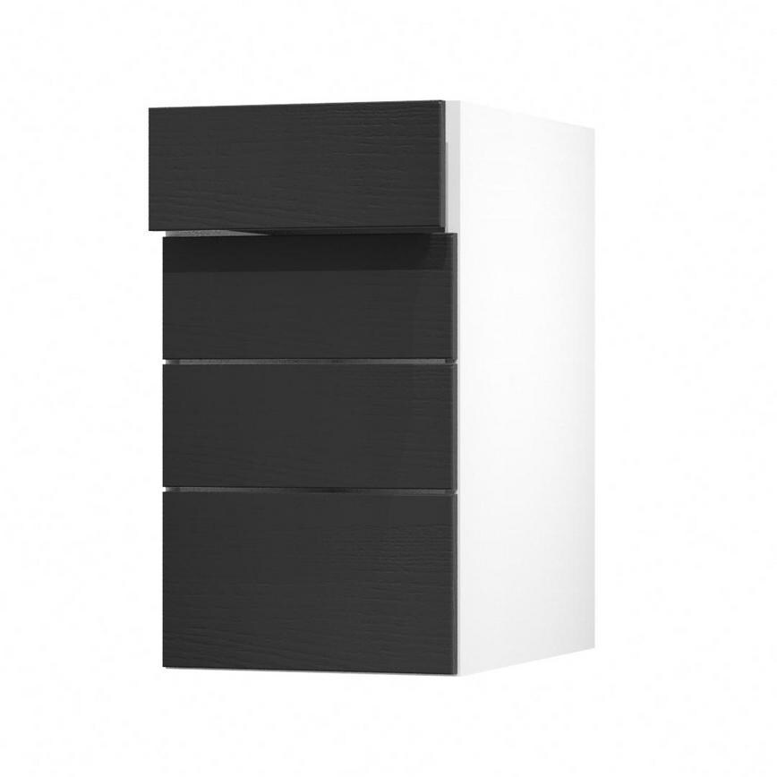 Chilcomb Charcoal 400 Drawer Door Open