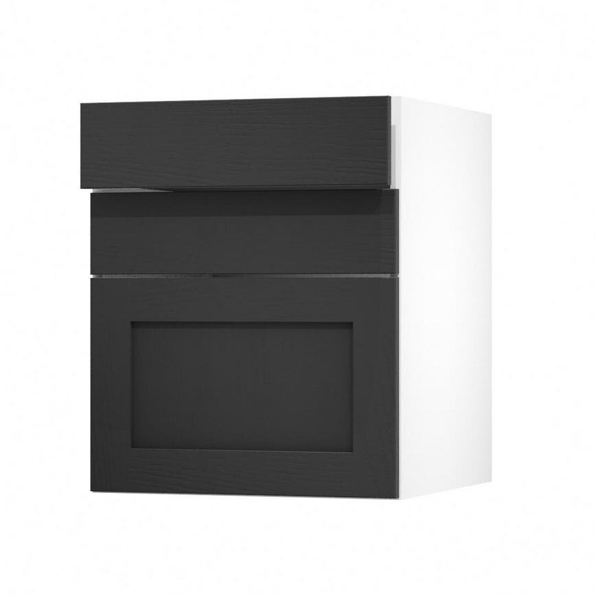 Chilcomb Charcoal 600 Drawer Door Open
