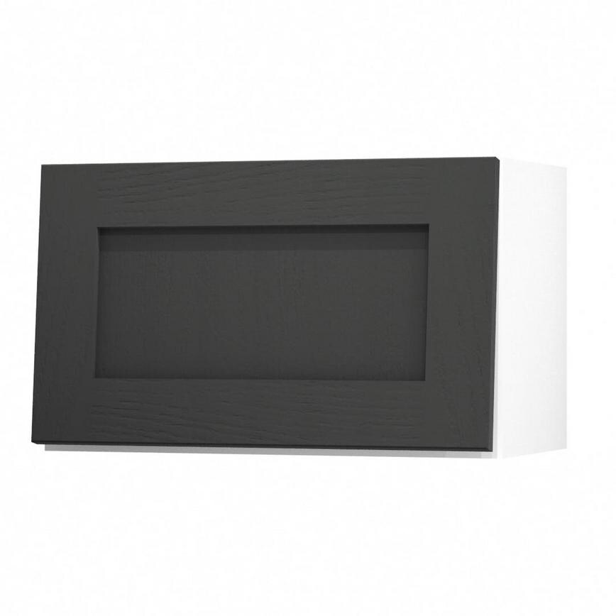 Chilcomb Charcoal 600 Half Height Door Open