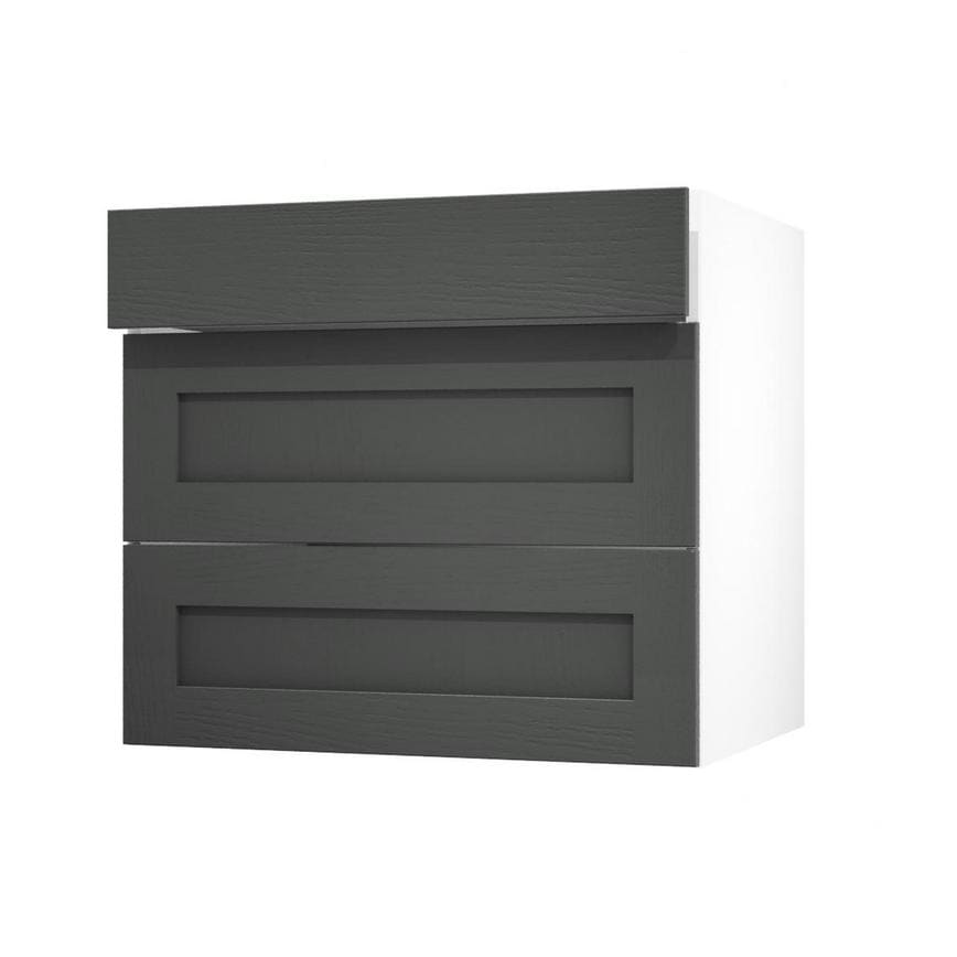 Chilcomb Charcoal 800 Drawer Front Open