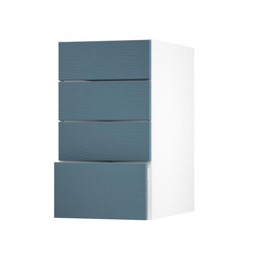 Chilcomb Marine Blue 400 Deep Drawer Door Open