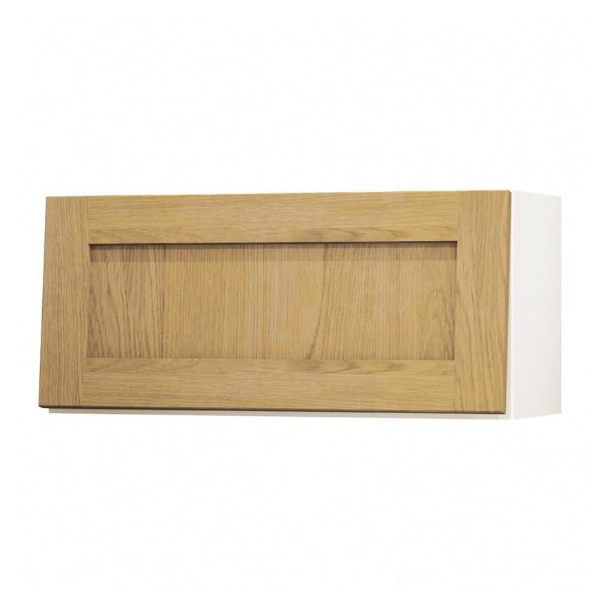 Chilcomb Oak 800 Half Height / Pan Drawer Door Open