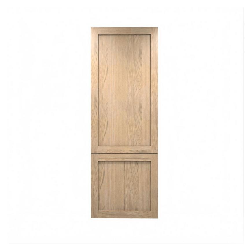 Chilcomb Grain Oak 750mm x 1400mm Tall Larder Door Shown from the Front as a Single Door