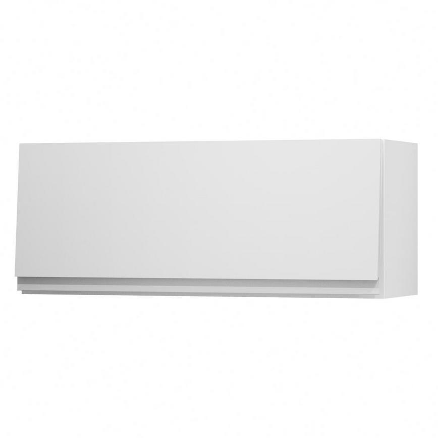 Clerkenwell Gloss Dove Grey 900 Half Height Door Open